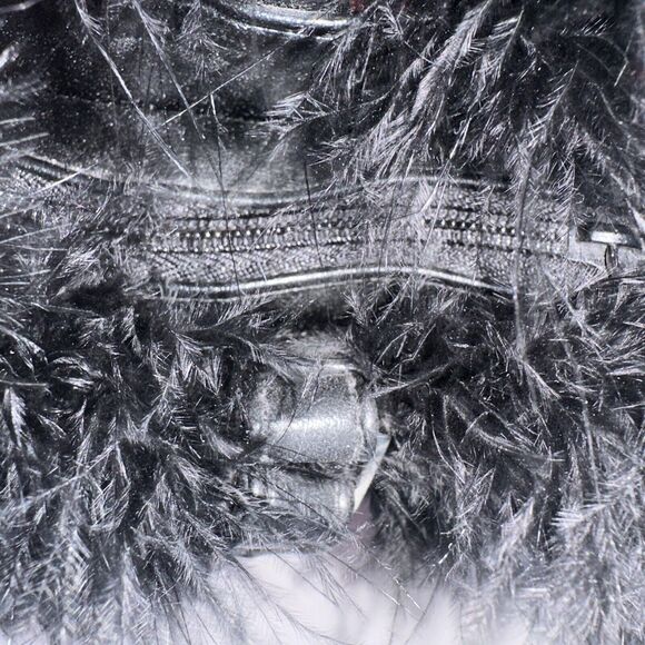 C. Marie Collection Yorkie Purse Fur Line Bone Zipper Pull Studded Handle Unique - Picture 14 of 15